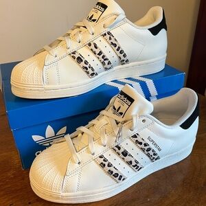 Adidas Women’s Superstar Leopard print Sneakers